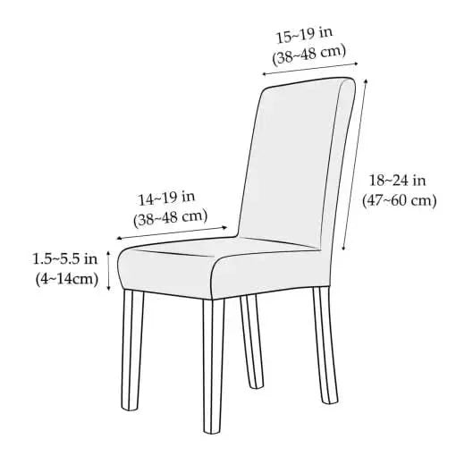 Housses de Chaise Extensibles Premium pour une Protection Durable