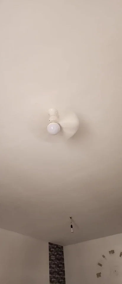 Ventilateur de Plafond LED 30W E27 Avec Télécommande pour Variateur d'Intensité, Adapté au Salon, au Bureau et à un Usage Domestique 85-265V